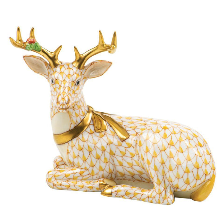 Lying Christmas Deer
