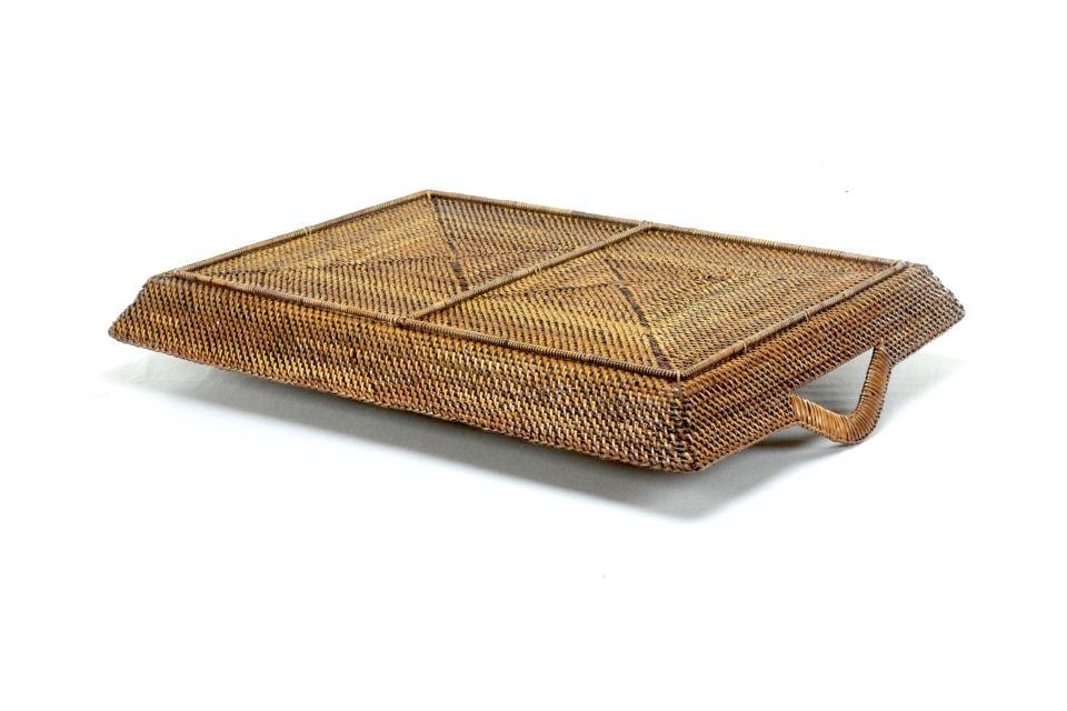 Serving Tray (wrought iron reinforced)