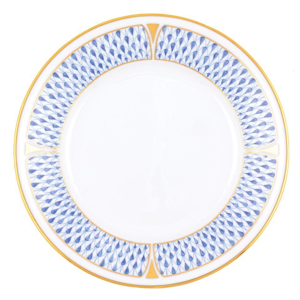 Art Deco Blue Bread And Butter Plate