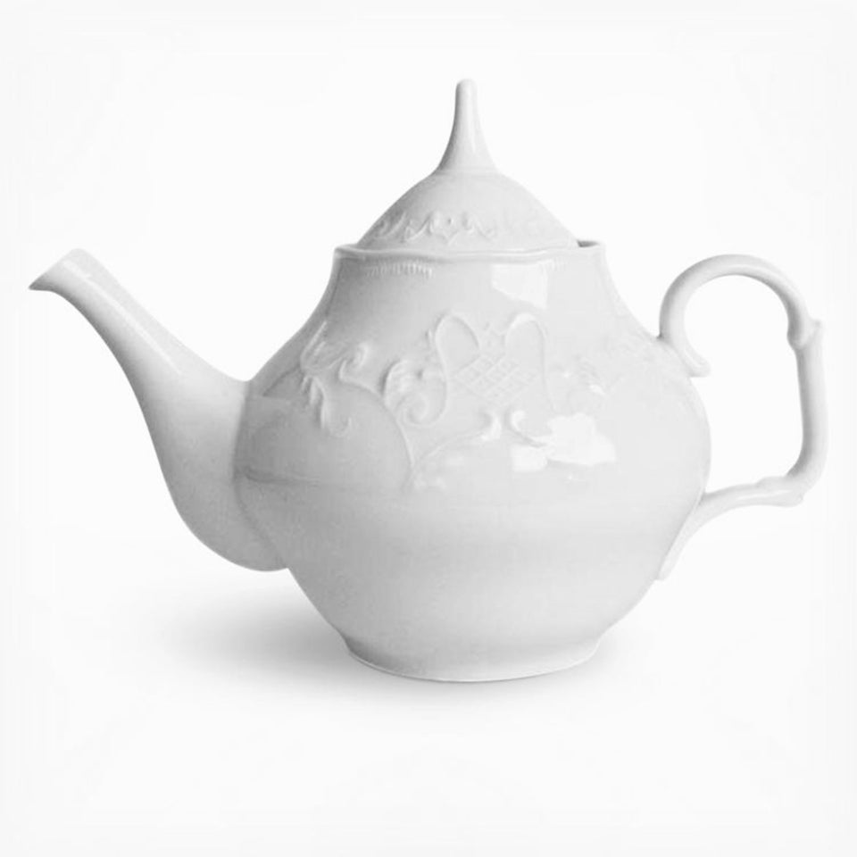 Simply Anna White Teapot