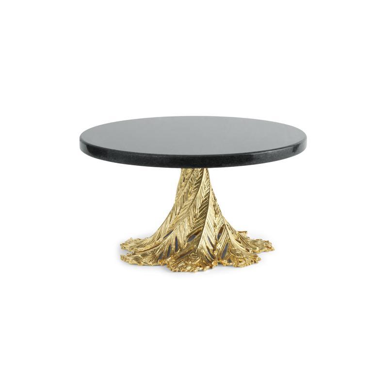 Plume Gold Cake Stand