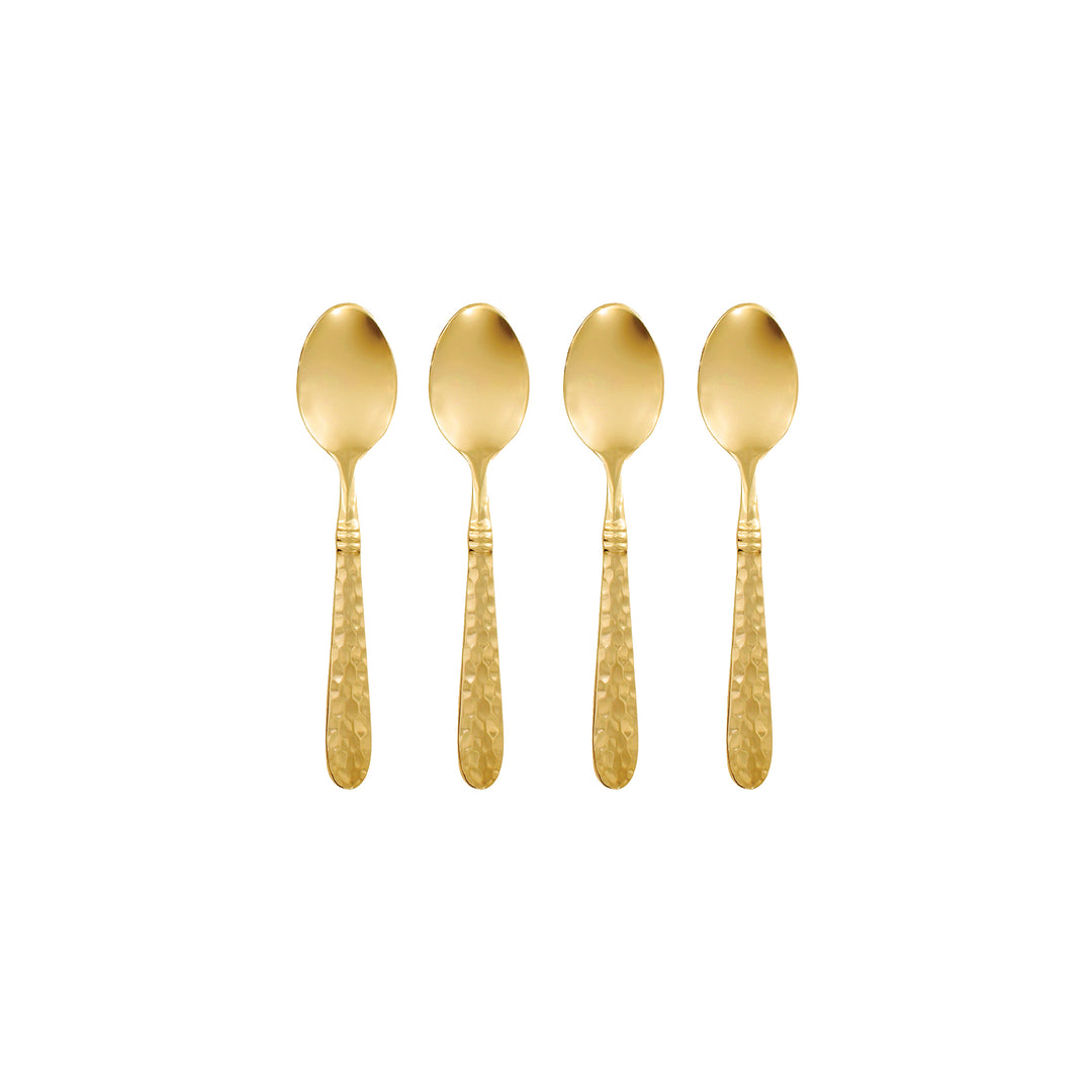 Martellato Gold Demitasse Spoons (Set of 4)