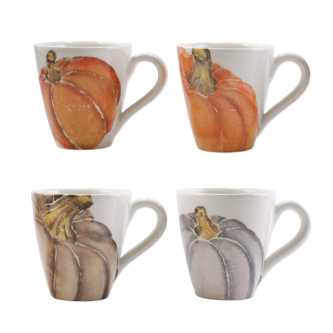 Pumpkins Assorted Mugs (Set of 4)