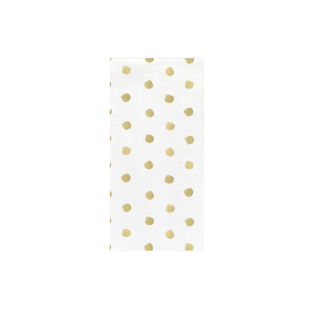 Papersoft Napkins Dot Linen Guest Towels (Pack of 20)