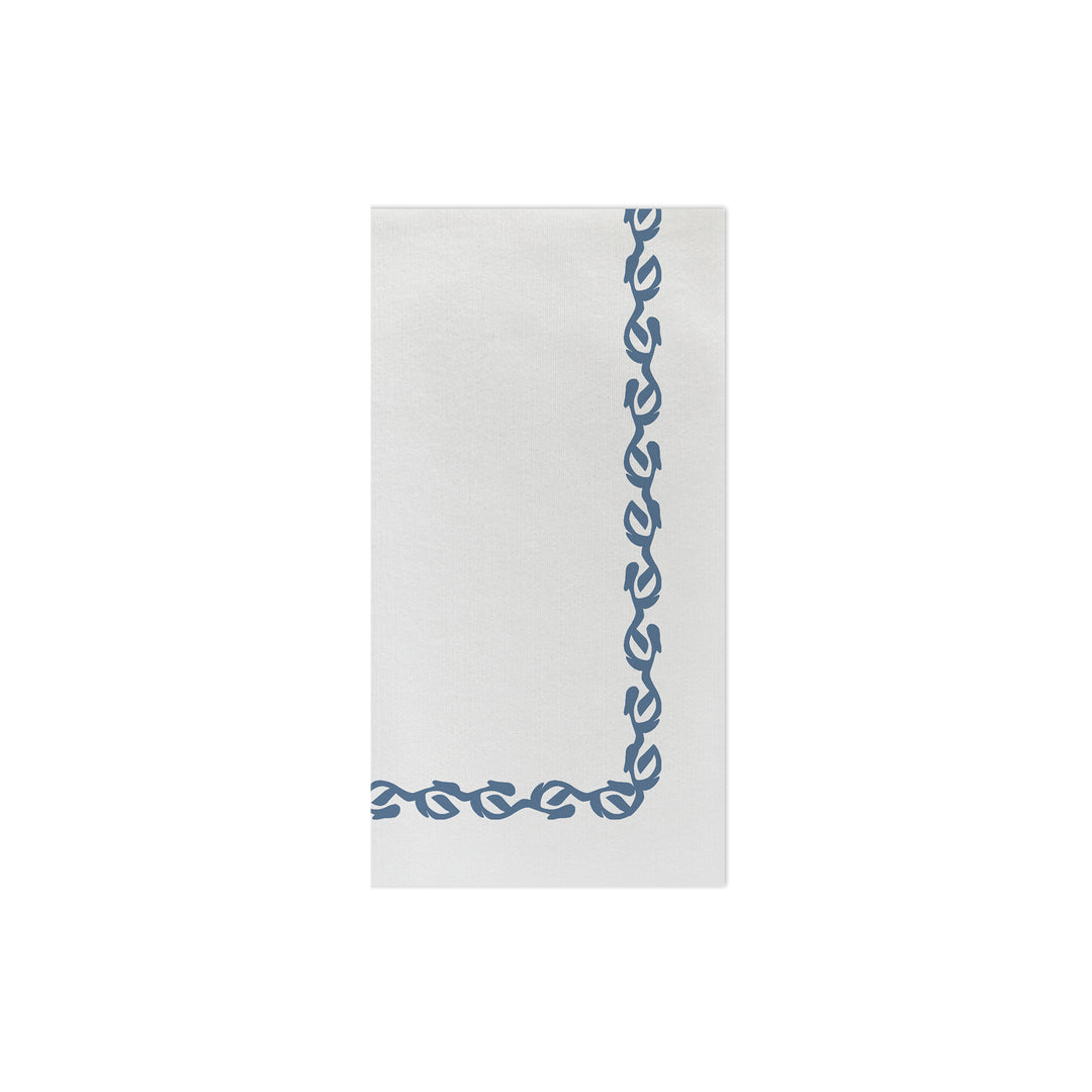 Papersoft Napkins Florentine Blue Guest Towels (Pack of 50)