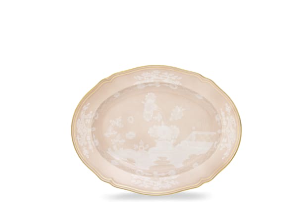 Oriente Italiano Meringa Oval Flat Platter, Small