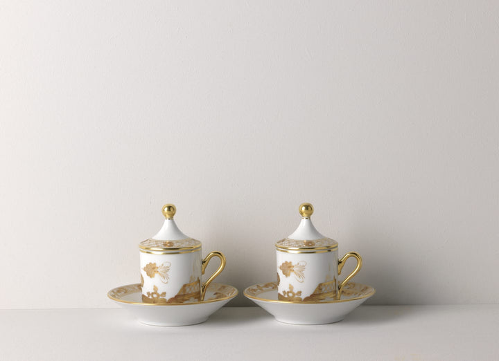 Oriente Italiano Aurum Coffee Set of 2