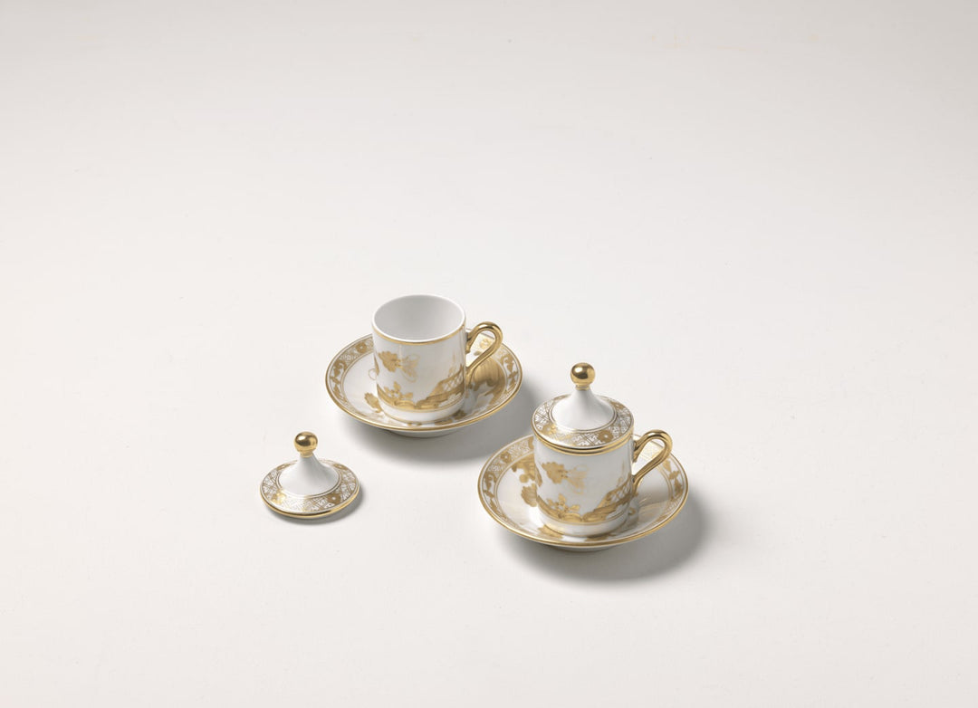 Oriente Italiano Aurum Coffee Set of 2