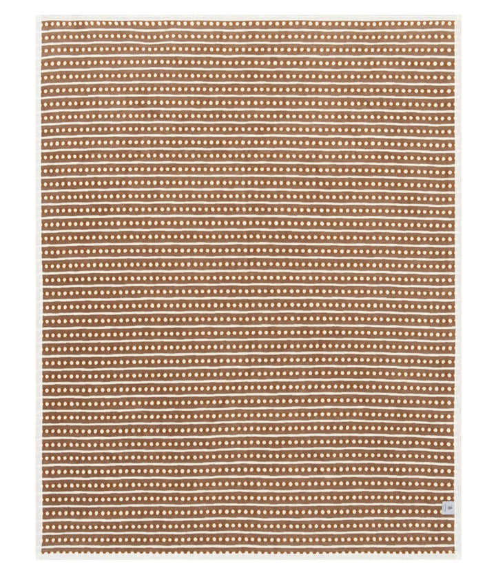 Beach Pebble Teak Blanket