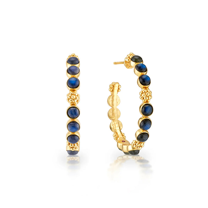 Berry Gem Medium Earrings - Blue