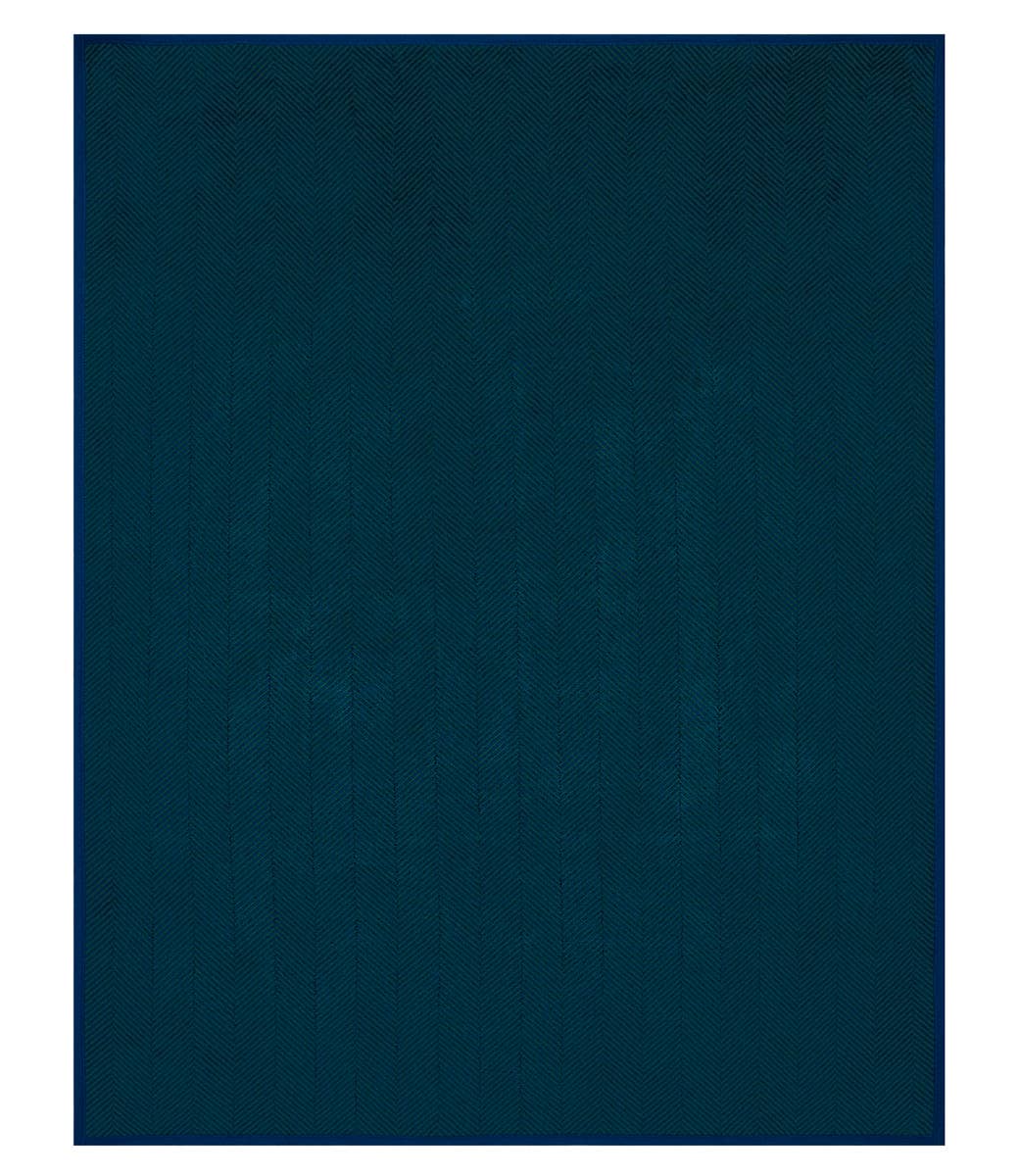 Harborview Herringbone Blue Spruce Blanket