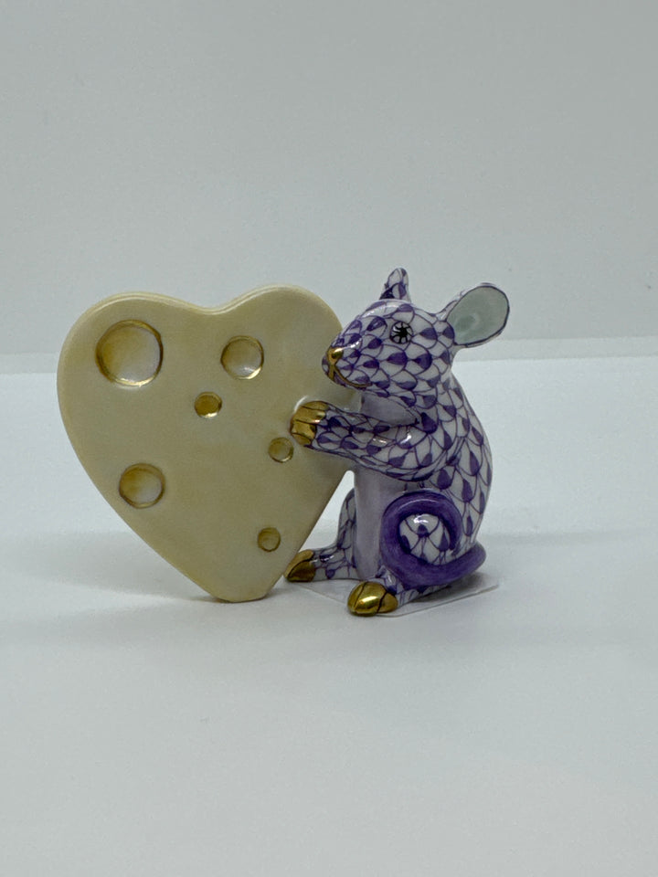 Mouse With Heart Cheese