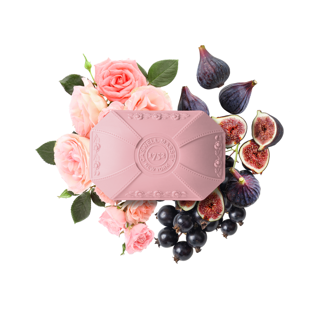 Rose Natural Bar Soap, Currant, Fig, Plant-Based, 3.5oz
