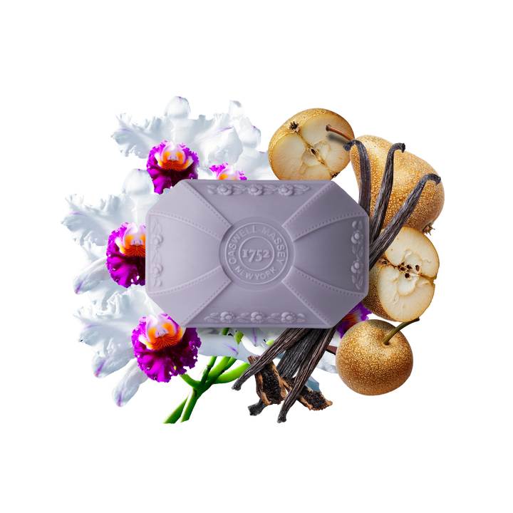 Orchid Natural Bar Soap, Pear, Bergamot, Plant-Based, 3.5oz