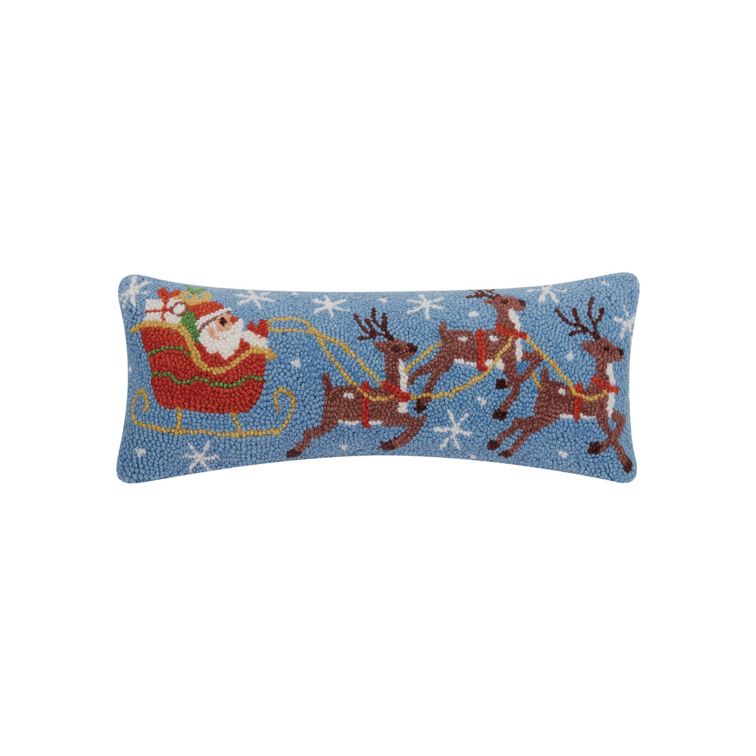 Santa's Reindeer Hook Pillow