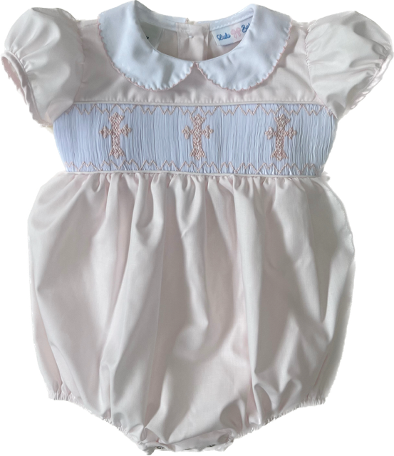 Rosie Pink Smock Waist Bubble