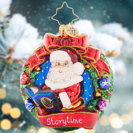 Santa's Story Time Ornament