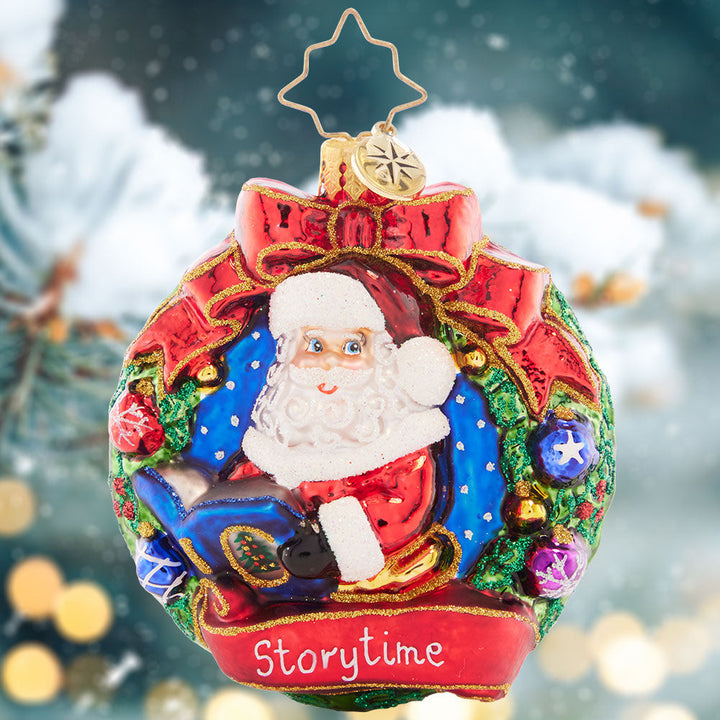 Santa's Storytime Gem Ornament