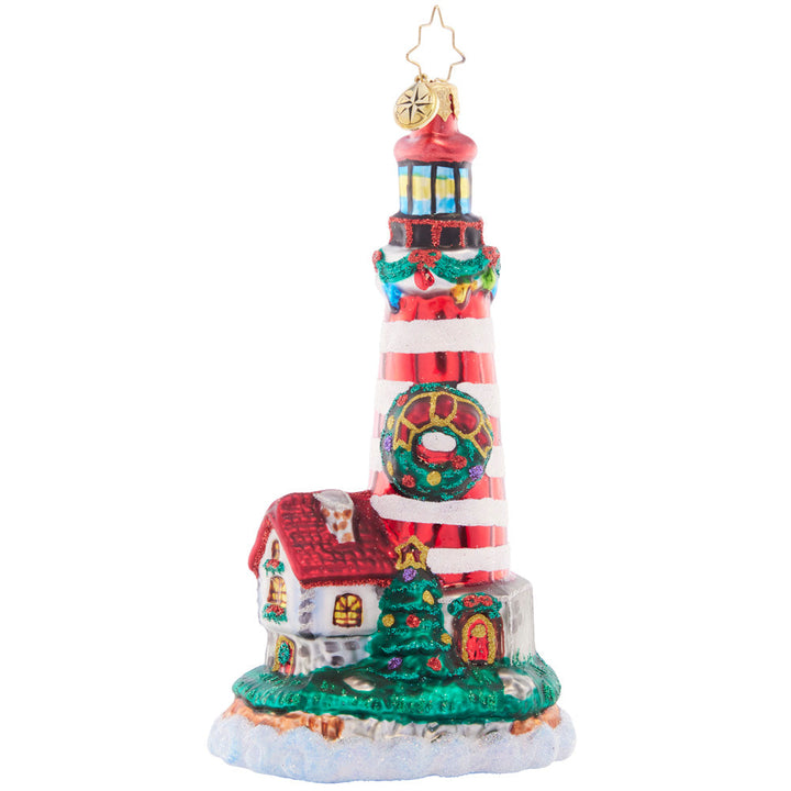 Light My Way Lighthouse Ornament