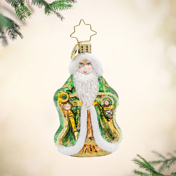 Emerald Isle Kris Kringle Gem Ornament