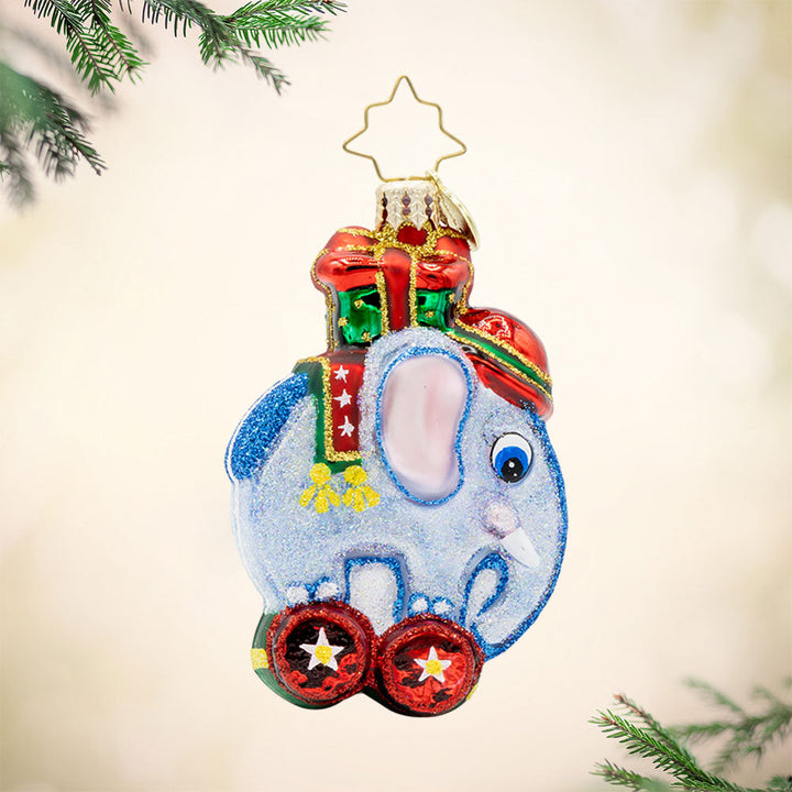 Tiny Trunk Traveler Gem Ornament