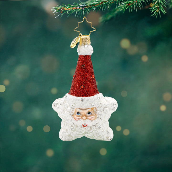Santa's Star Power Gem Ornament