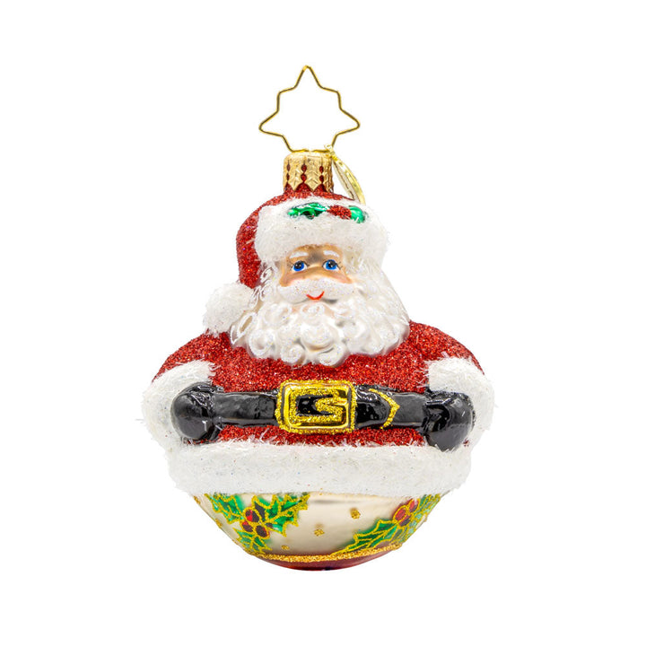 Jolly Holly Claus Gem Ornament