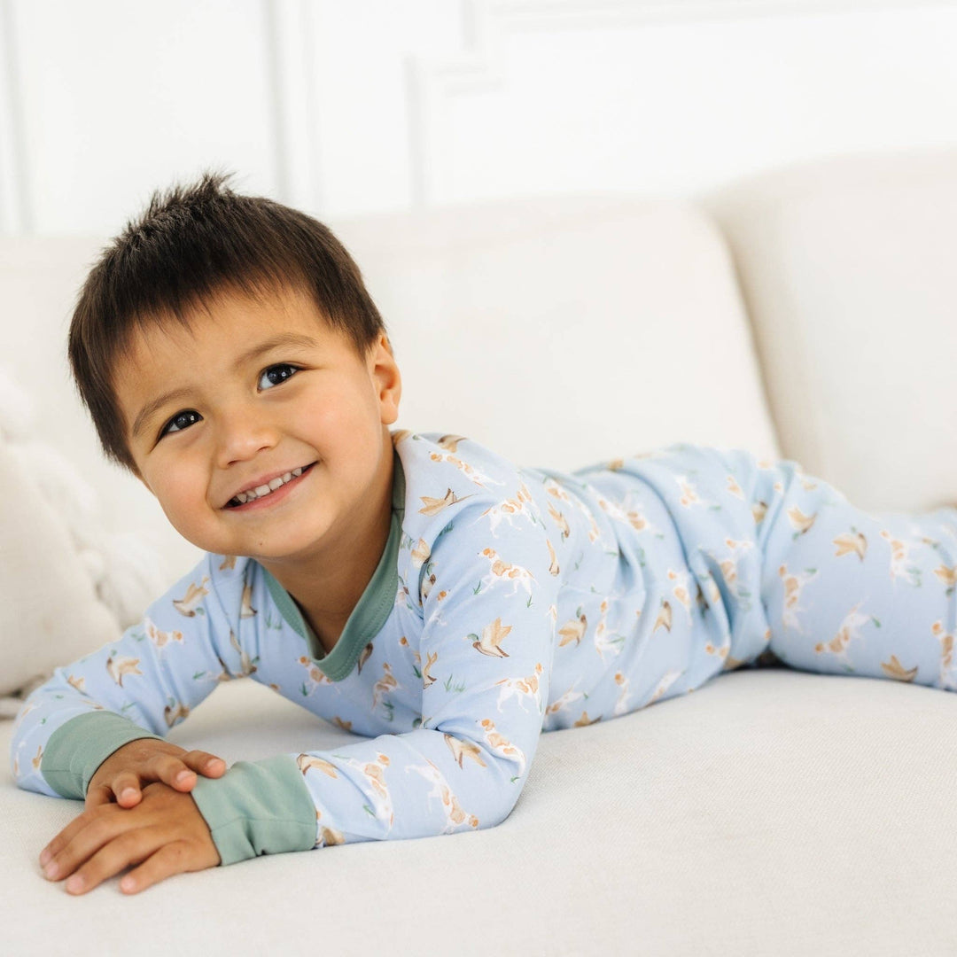 Duck and Hound Long Pajamas