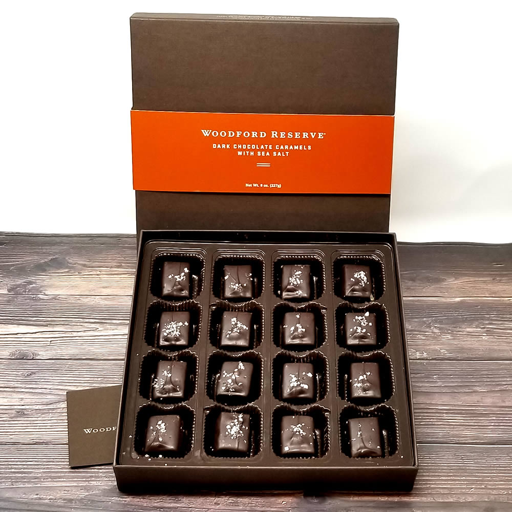 Woodford Reserve Dark Chocolate Caramels With Sea Salt 8oz