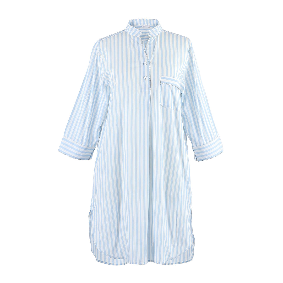 Classic Cotton Striped Nightshirt