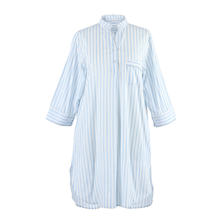 Classic Cotton Striped Nightshirt