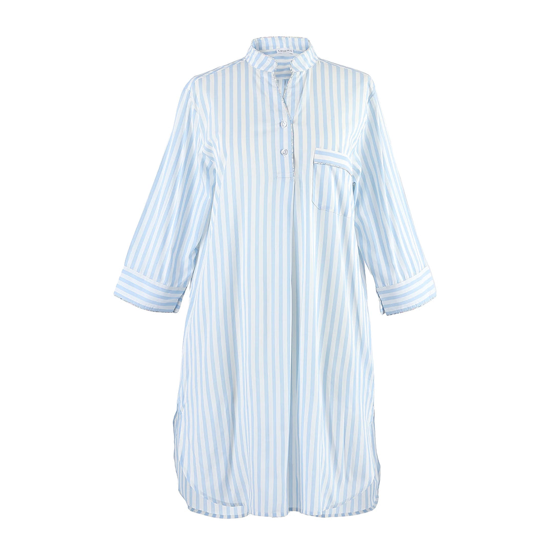 Classic Cotton Striped Nightshirt