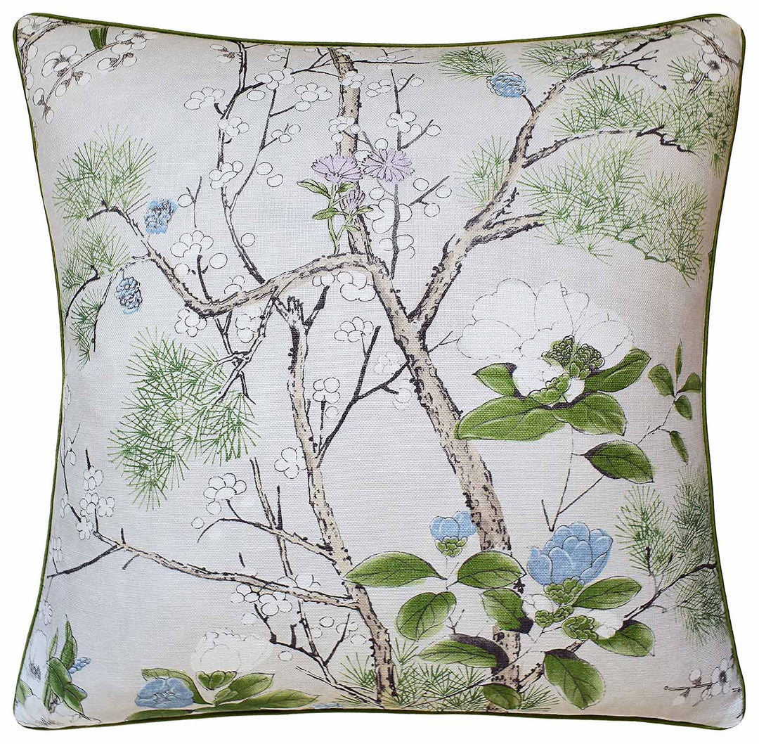 Katsura Cream & Lavender Pillow - Pair