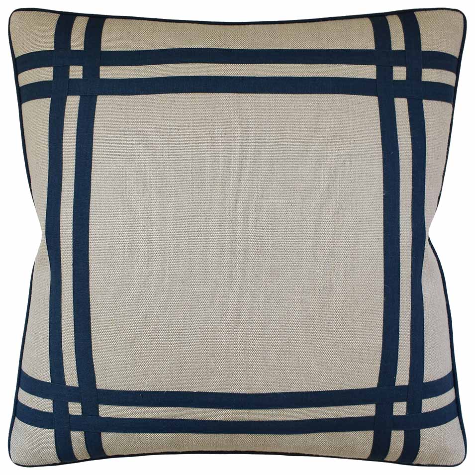Belfast Fretwork Pillow - Pair