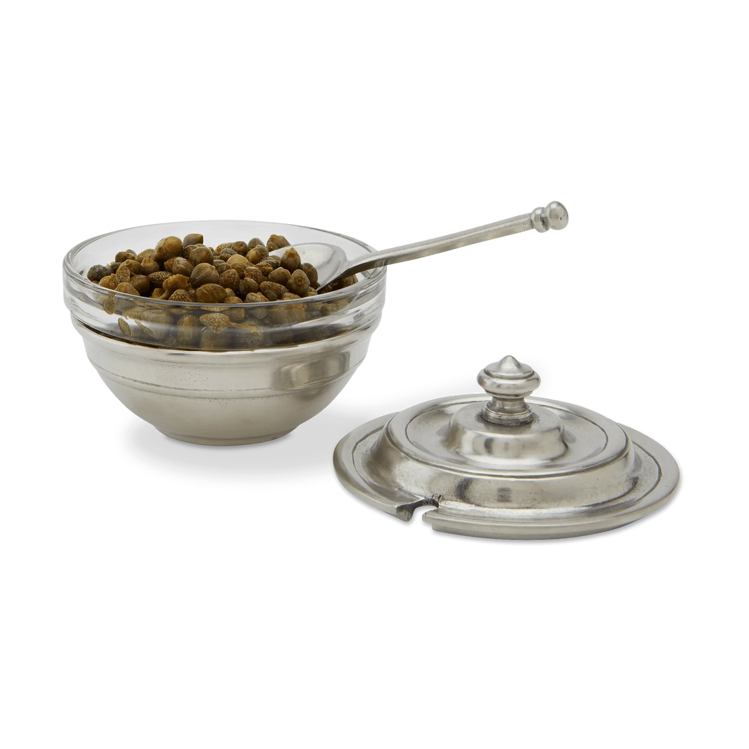 Condiment Uno Set w/Lid and Spoon
