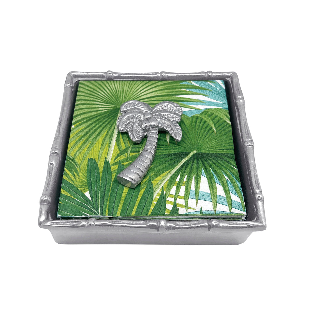 Palm Tree Bamboo Napkin Box
