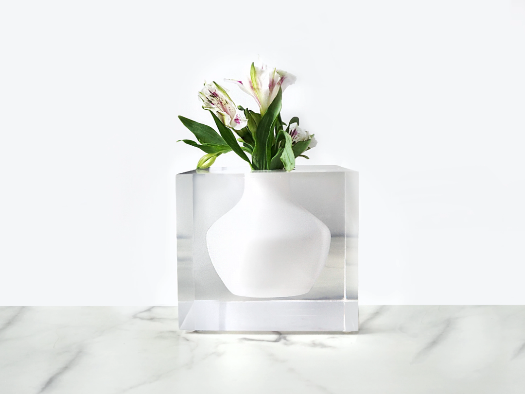 Doyers Bud Vase | Hamptons White
