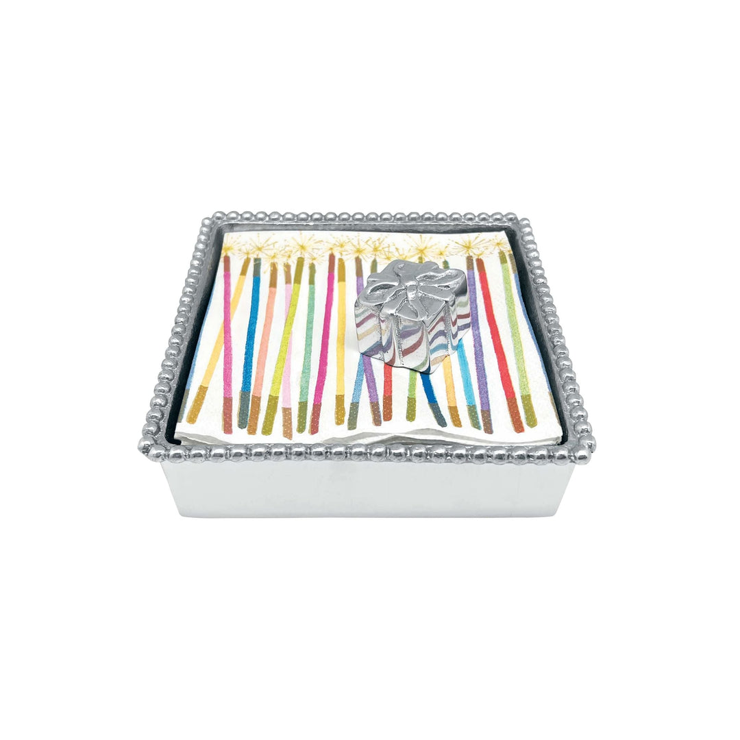 Present (1934) Beaded Napkin Box