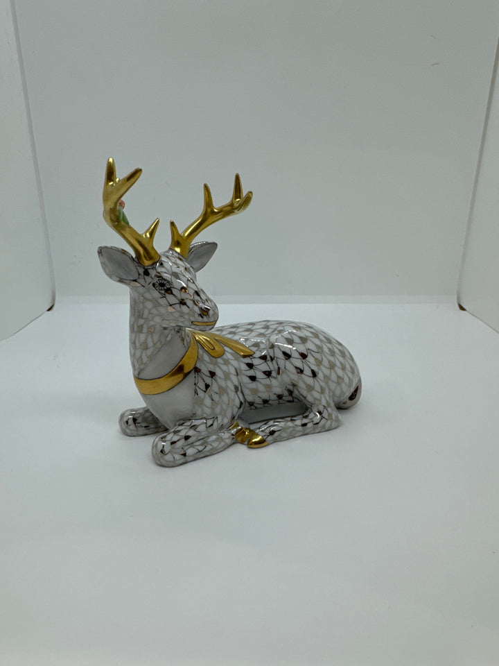 Lying Christmas Deer