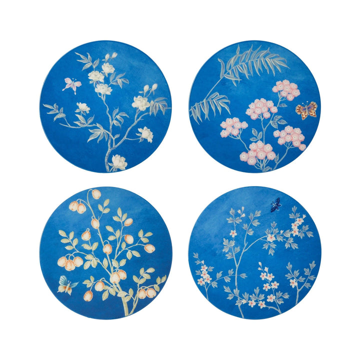 Chinoiserie Coasters - Set of 4