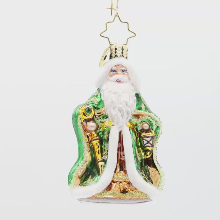 Emerald Isle Kris Kringle Gem Ornament