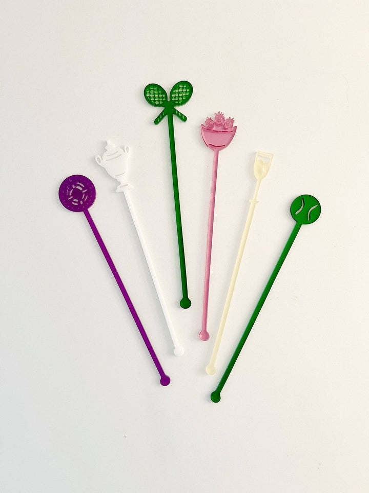 Wimbledon Inspired Stir Stick Set