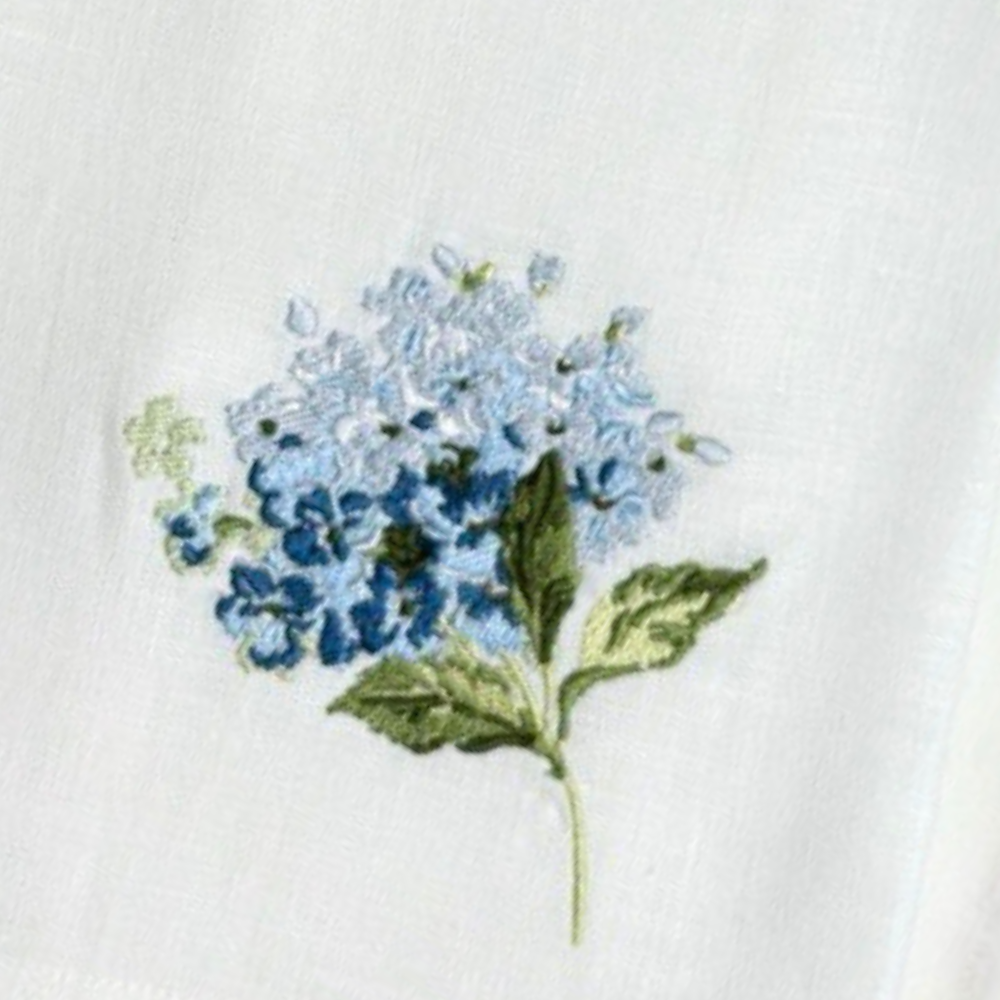 Hydrangea Linen Towel by Arte Italica