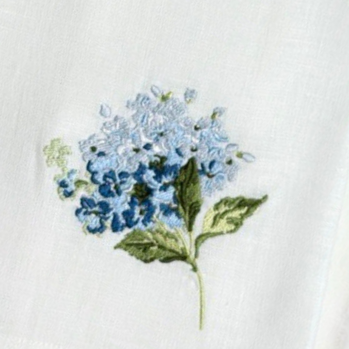 Hydrangea Linen Towel by Arte Italica