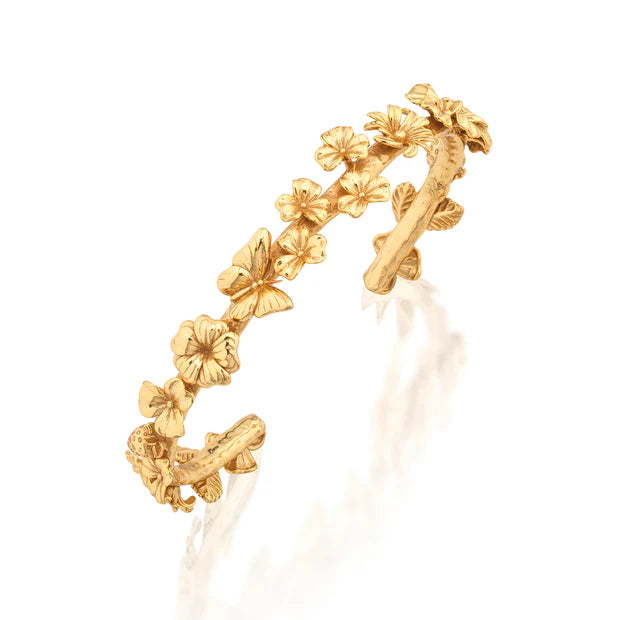 Meadow Walk Flowers Petite Cuff
