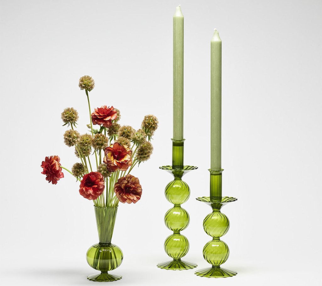 Bella Short Candle Holder,  Set of 2