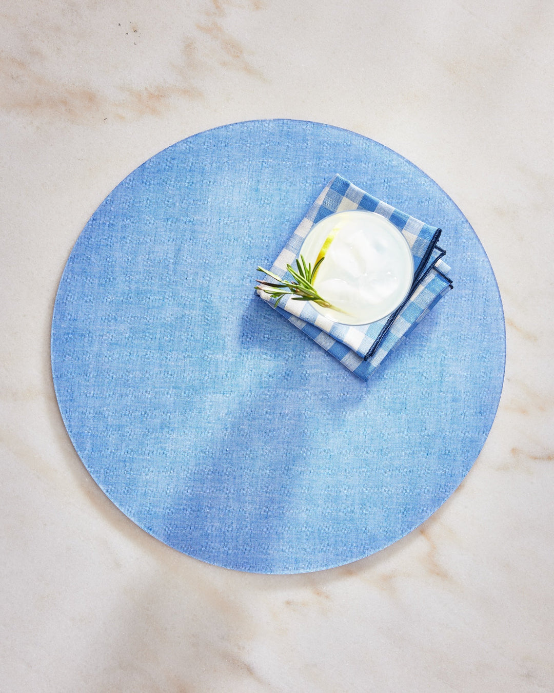 Campbell Blue Chambray Placemat - S/2