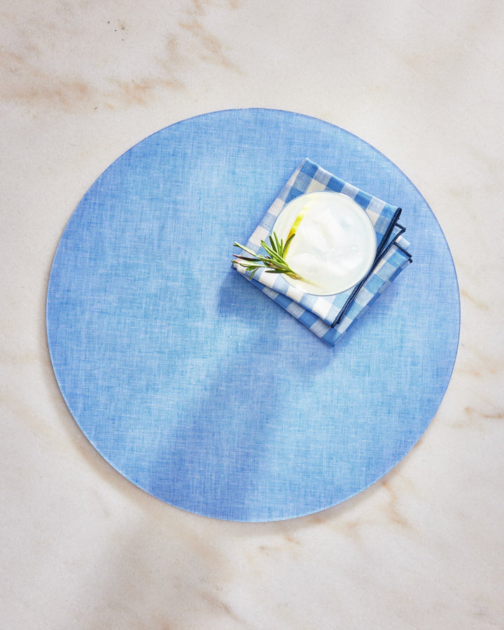 Campbell Blue Chambray Placemat - S/2