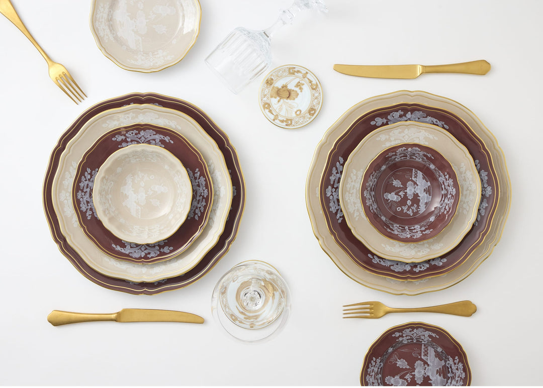 Oriente Italiano Meringa Flat Dinner Plate