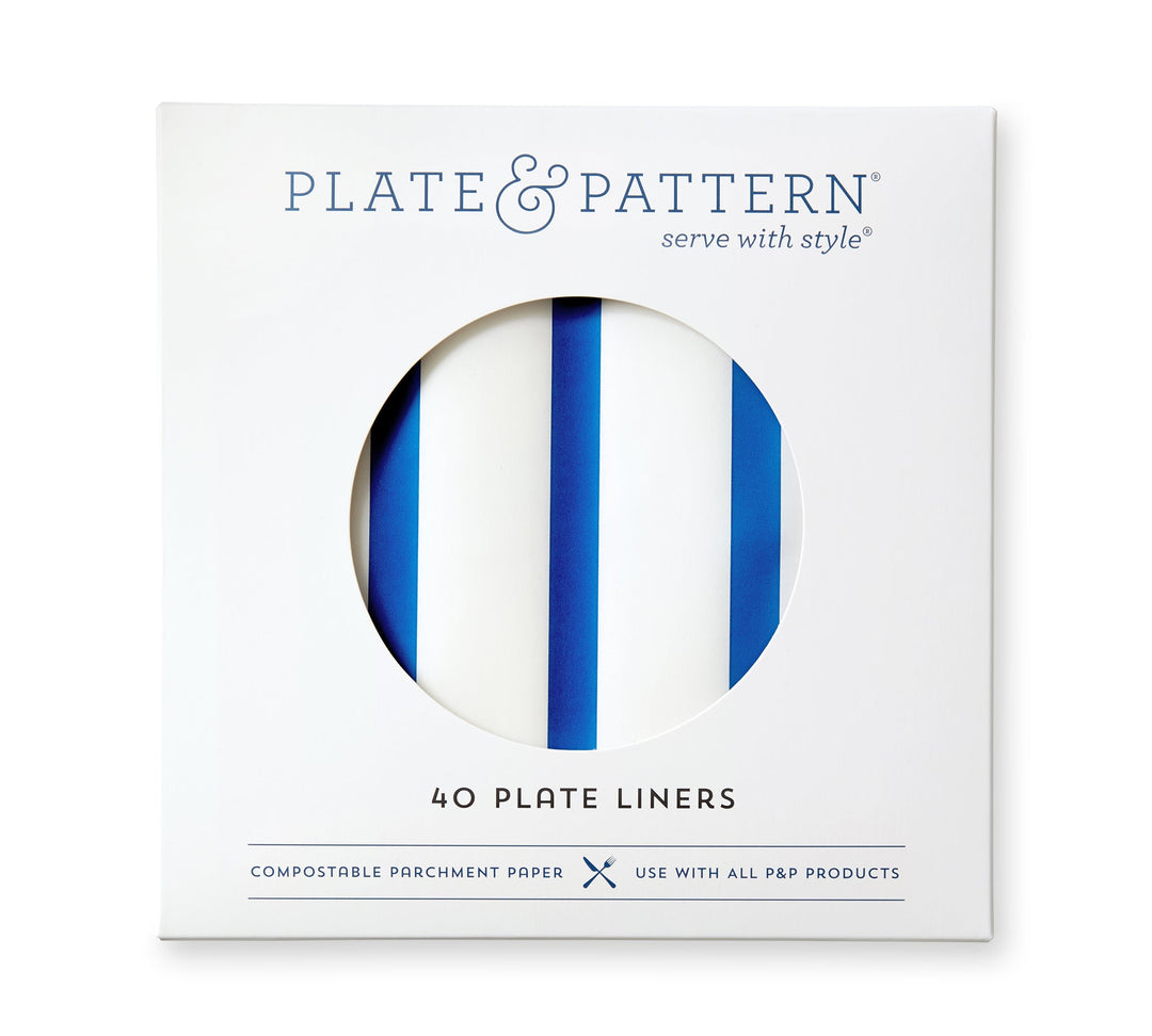 "Go Team Blue" Preformed Plate Liners
